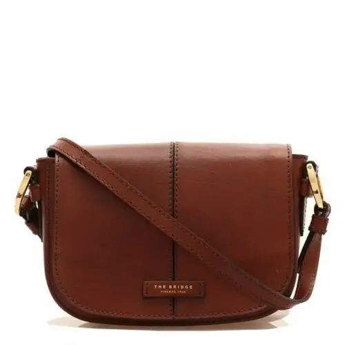 The Bridge Borsa Tracolla Faentina in Pelle Marrone per Donna