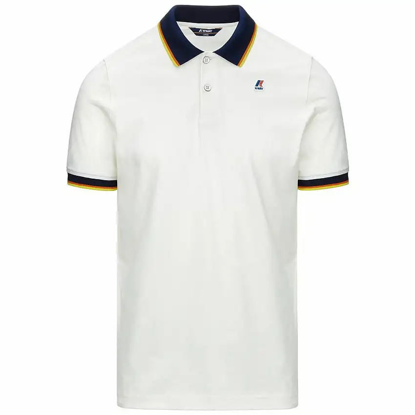 K-way Vincent Total Contrast Bianco Uomo