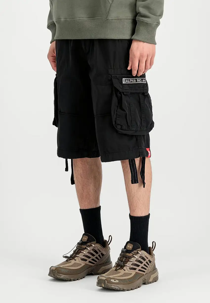 Alpha Industries - Jet Black - Pantaloncini