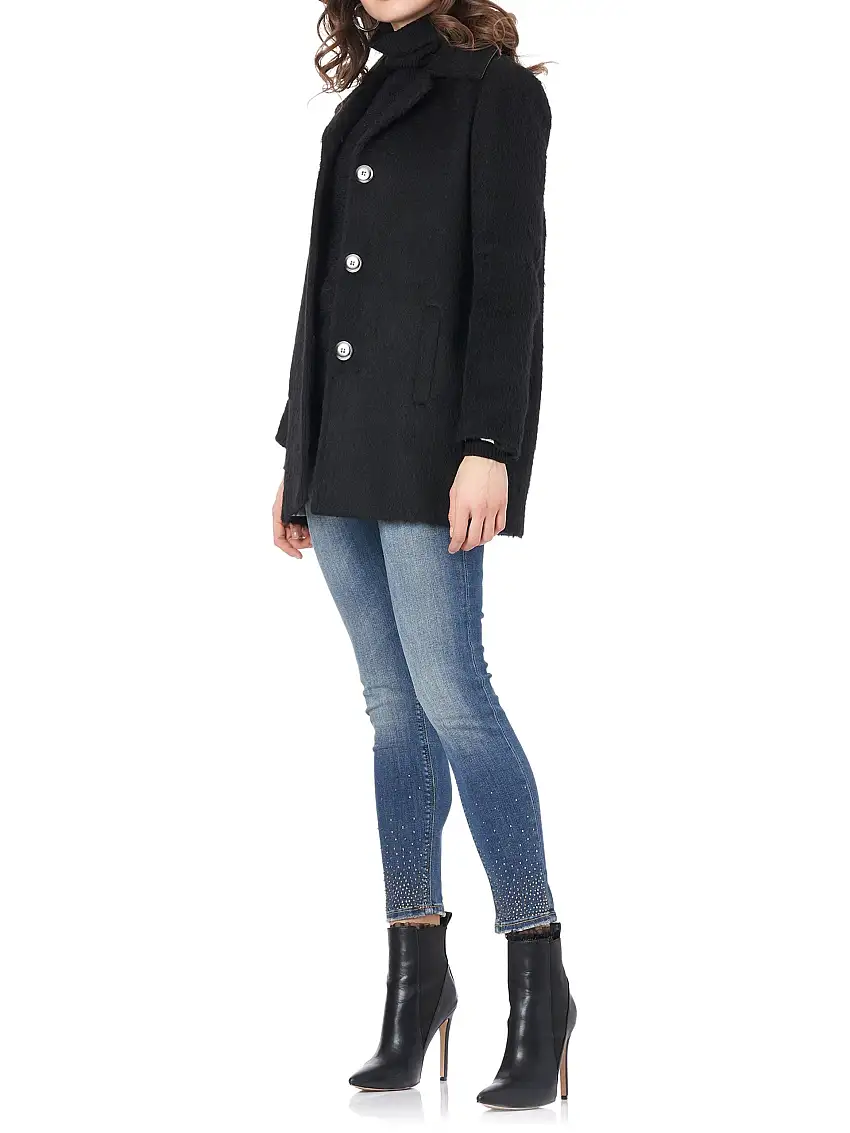 Cappotto Cafe Noir da Donna nero