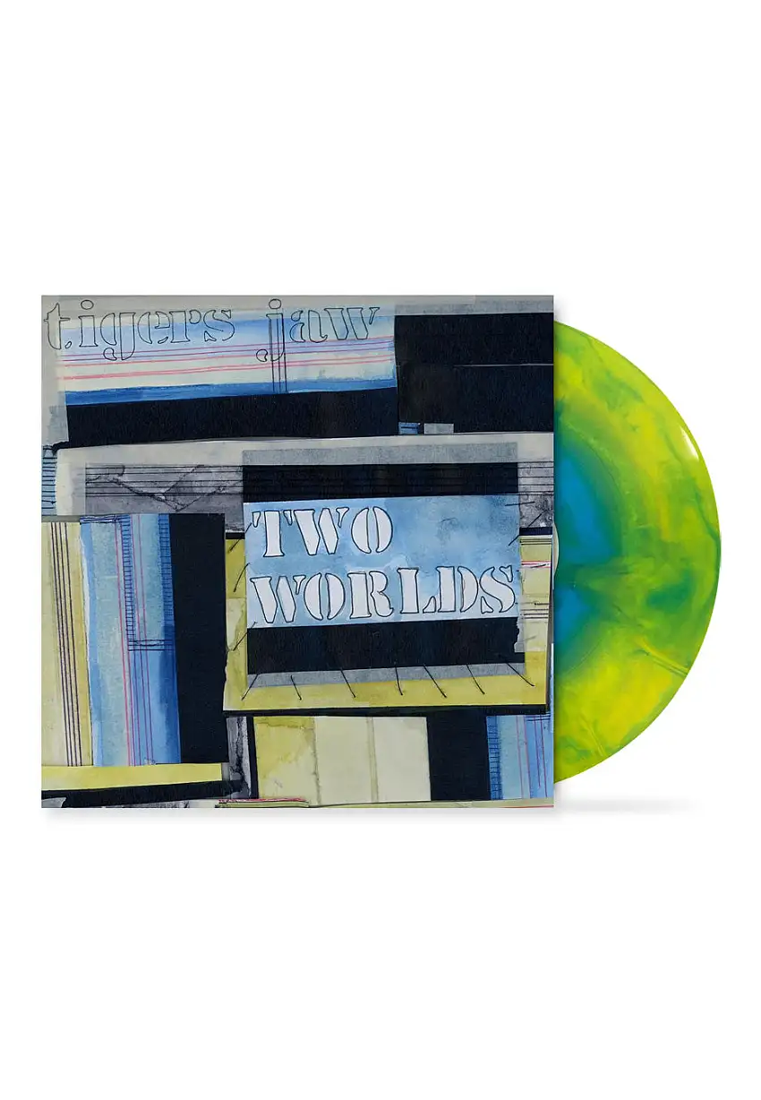 Tigers Jaw - Two Worlds Blue & Yellow Swirl - Colored Vinyl