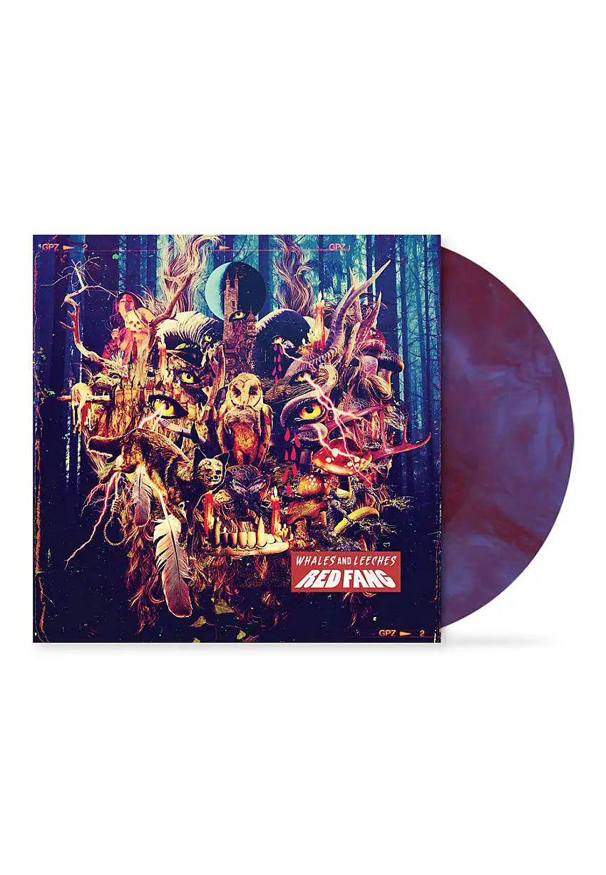 Red Fang - Whales And Leeches Red And Cyan Blue - Colored Vinyl