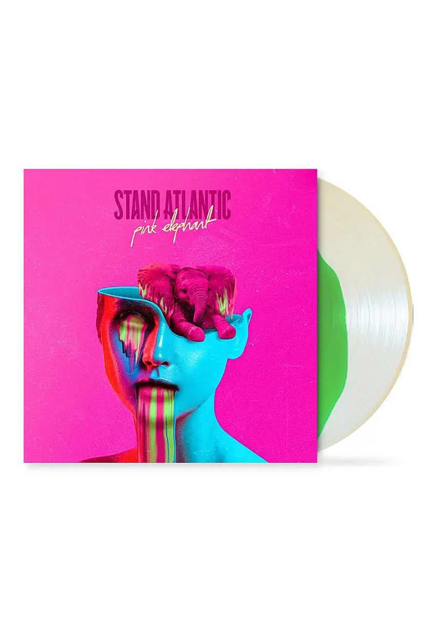 Stand Atlantic - Pink Elephant Green In Clear - Colored Vinyl