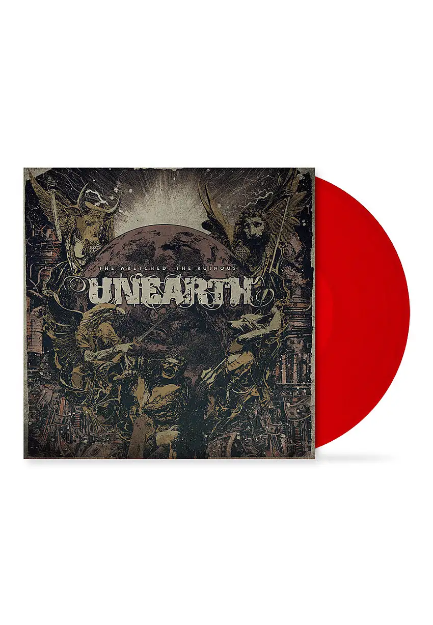 Unearth - The Wretched; The Ruinous Ltd. Transparent Red - Colored Vinyl
