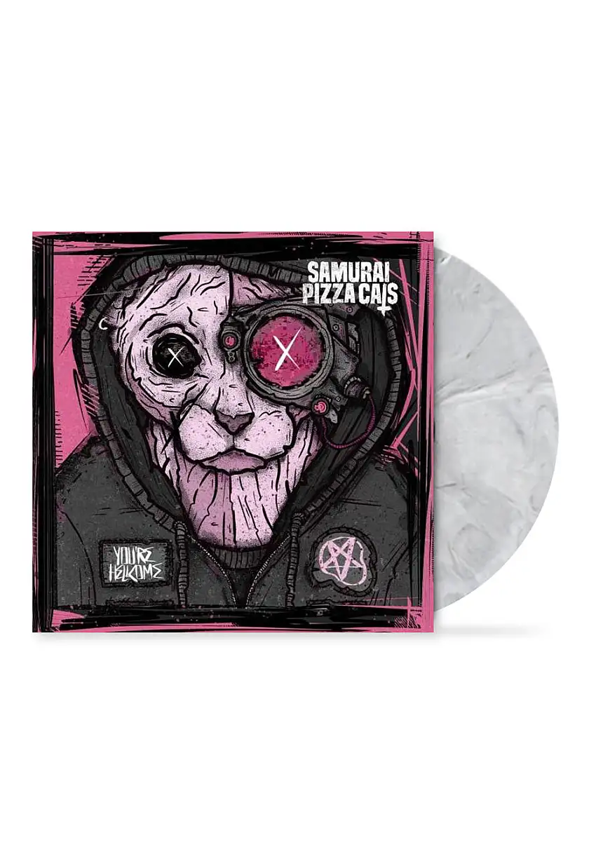 Samurai Pizza Cats - You're Hellcome Ltd. Black and White - Marbled Vinyl