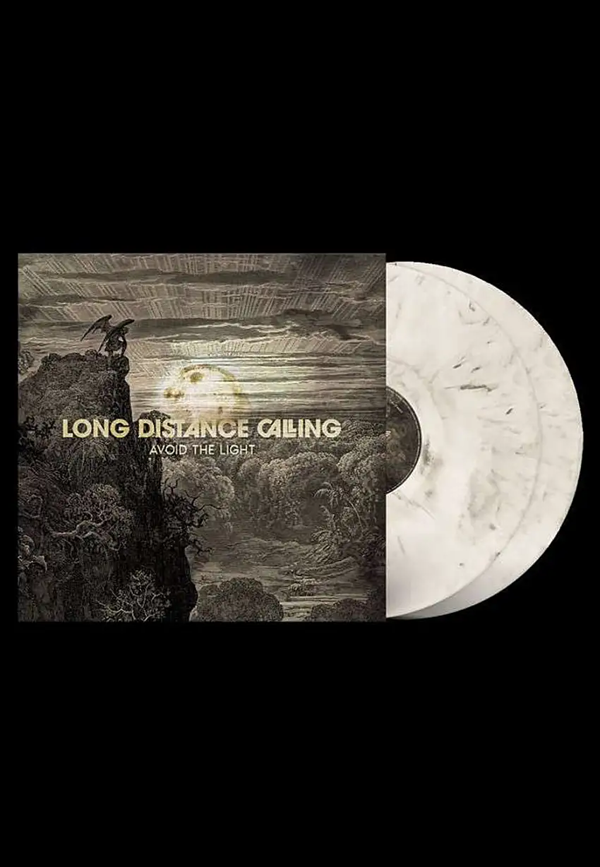 Long Distance Calling - Avoid The Light (Ltd. 15th Anniversary Edition) Creme White/Black - Marbled 2 Vinyl