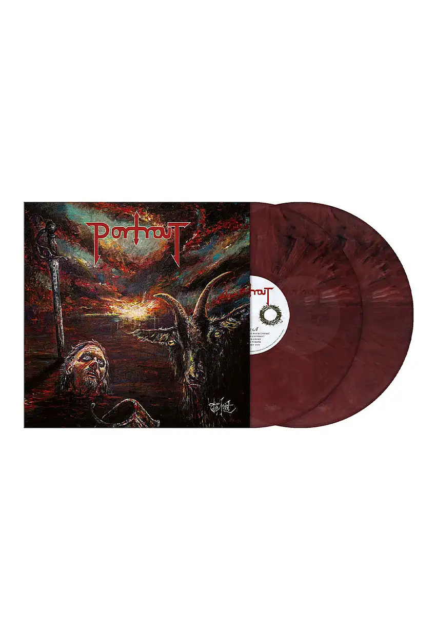 Portrait - The Host Burgundy Red - Marbled 2 Vinyl