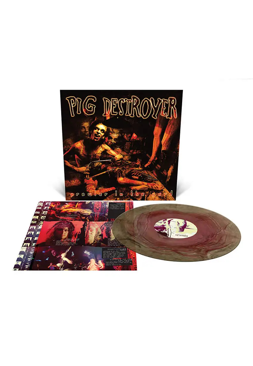 Pig Destroyer - Prowler In The Yard (Deluxe Reissue) Ltd. Oxblood/Black Ripple Effect - Colored Vinyl