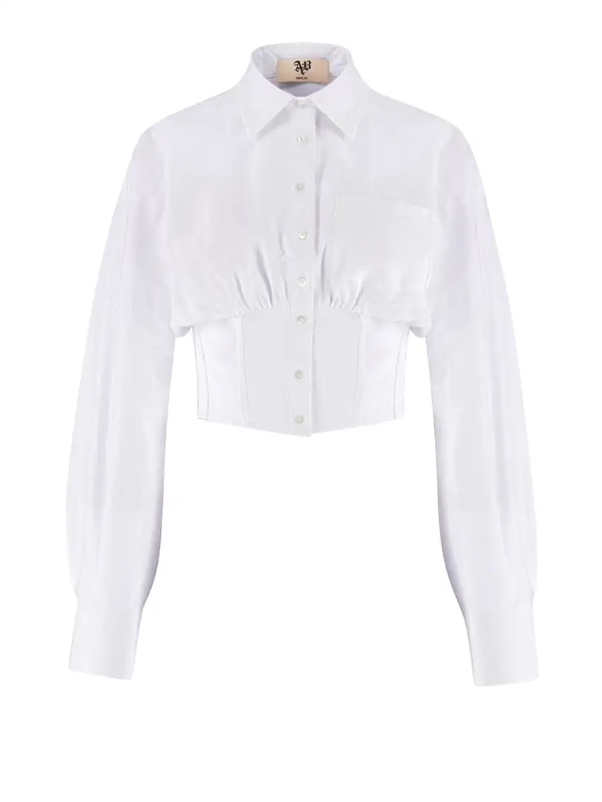 Camicia Aniye By Bustier Kendal da Donna - Bianco