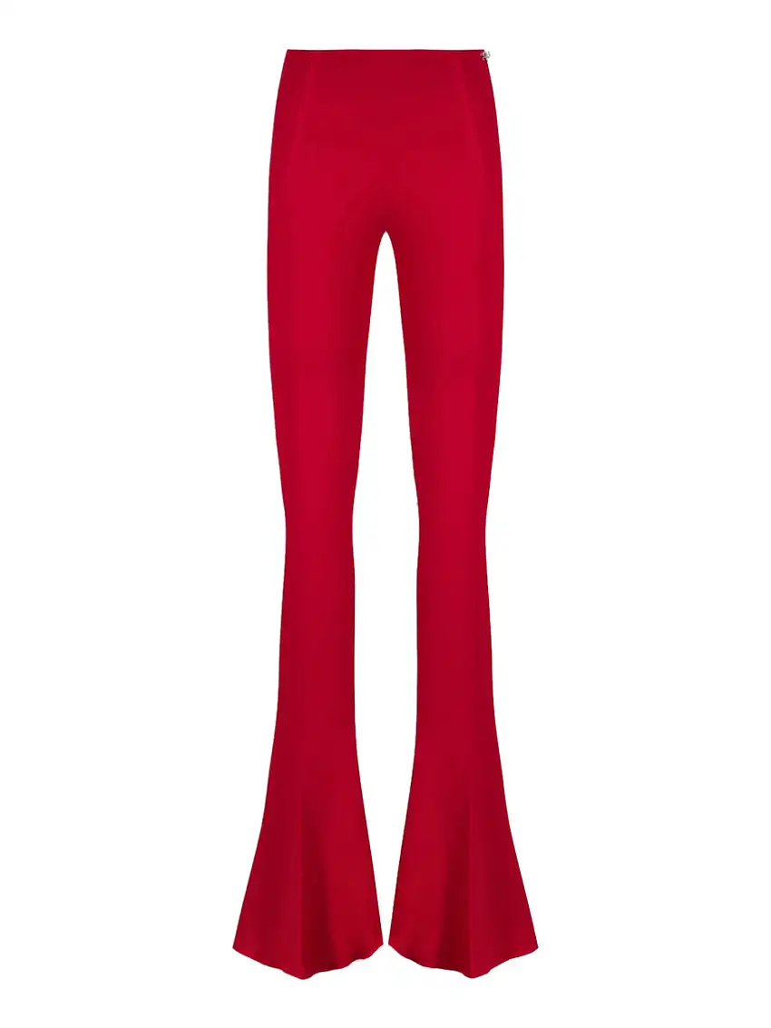 Pantalone Zampa Aniye By Ivy da Donna - Rosso