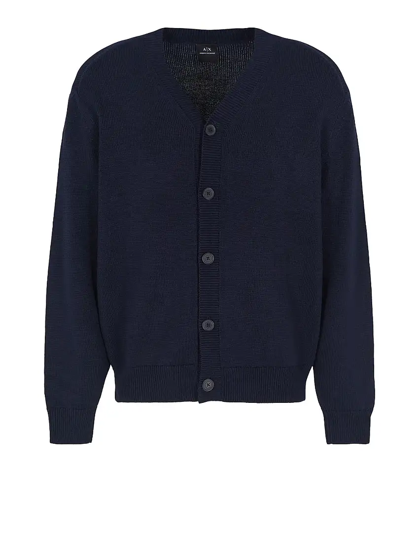 Cardigan Armani Exchange da Uomo - Blu