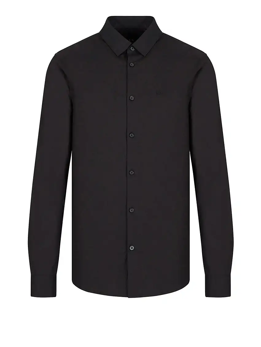 Camicia Classica Armani Exchange da Uomo - Nero