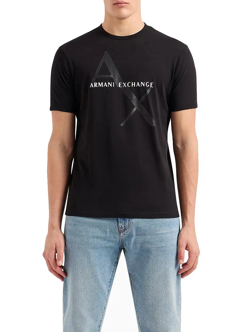 T-shirt Armani Exchange da Uomo - Nero