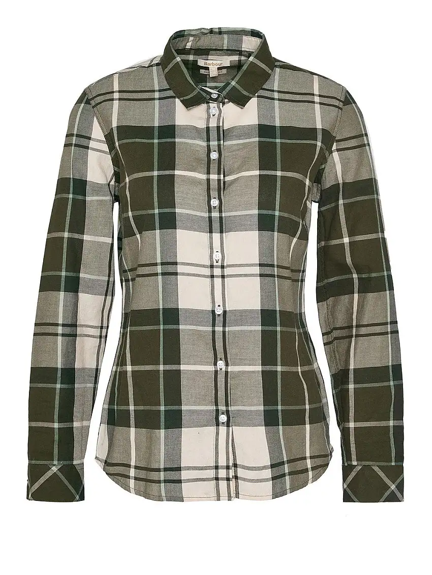 Camicia Casual Barbour Bredon da Donna - Verde