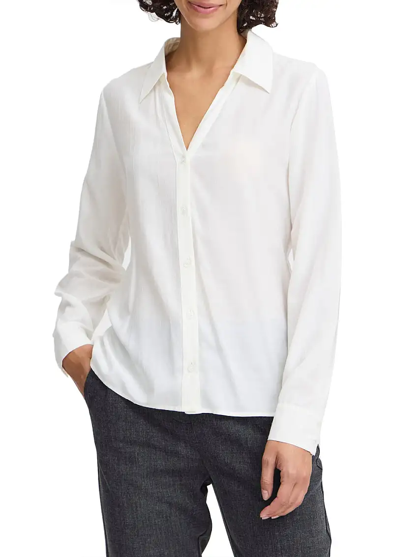 Camicia b.young Byhubba Reg da Donna - Bianco