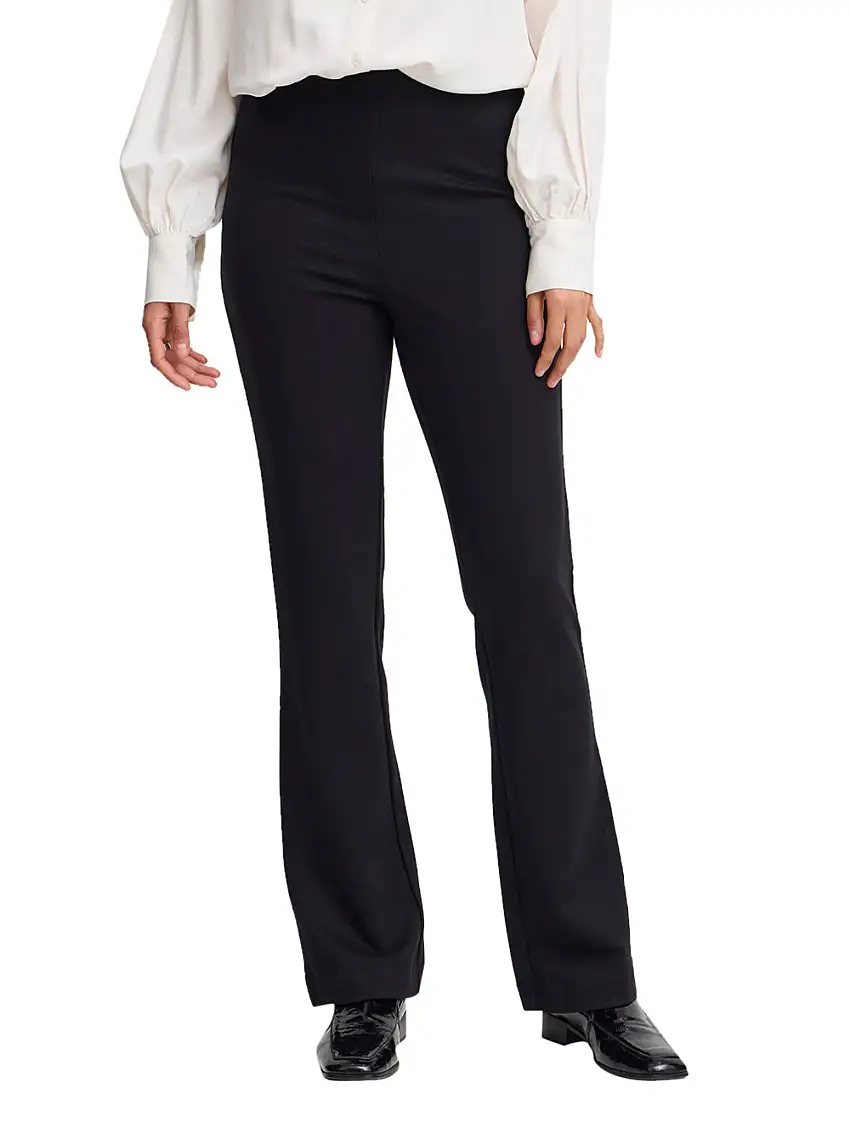 Pantalone Zampa b.young Byparrin da Donna - Nero