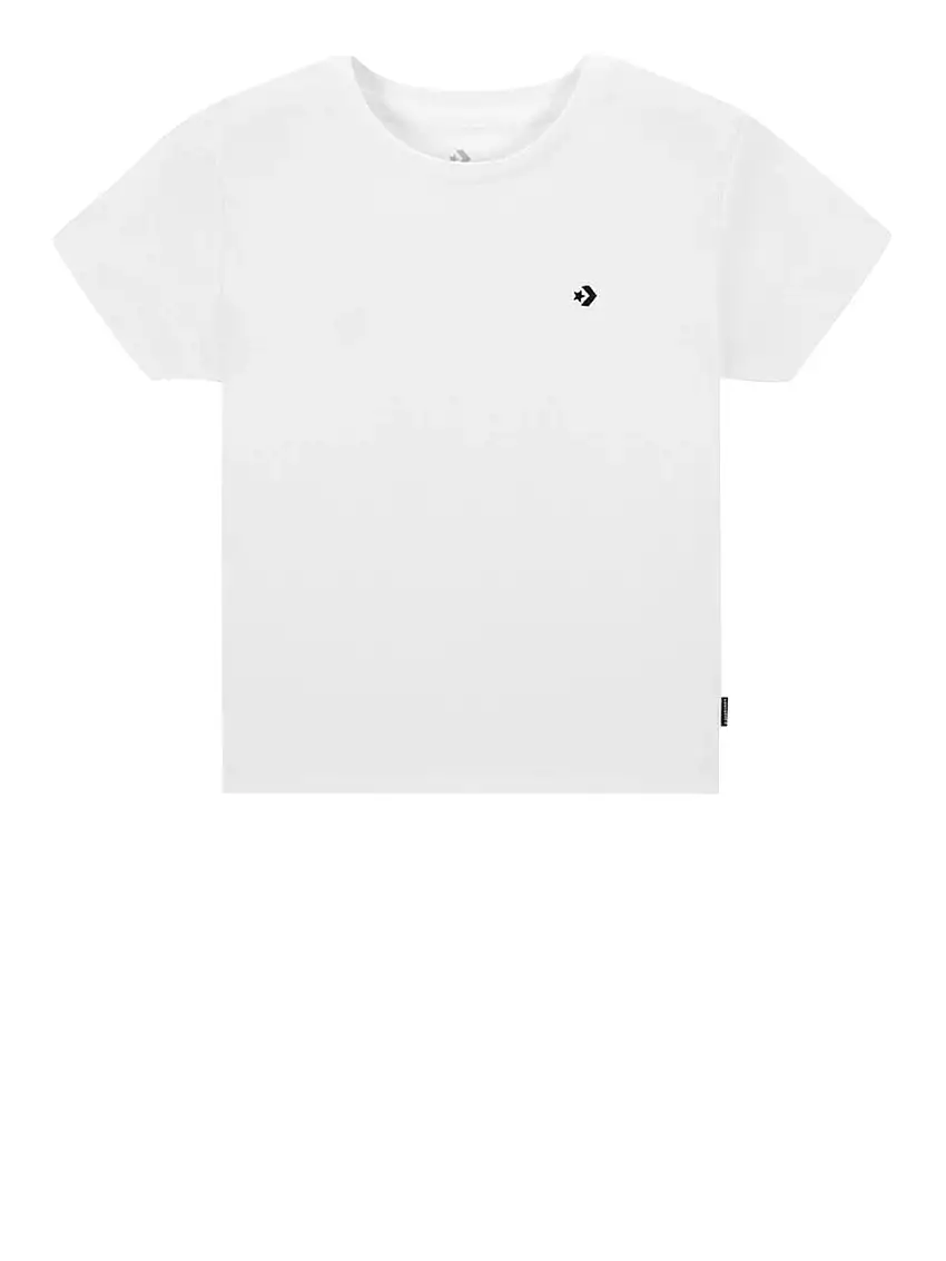 T-shirt Converse Slim Jersey da Donna - Bianco