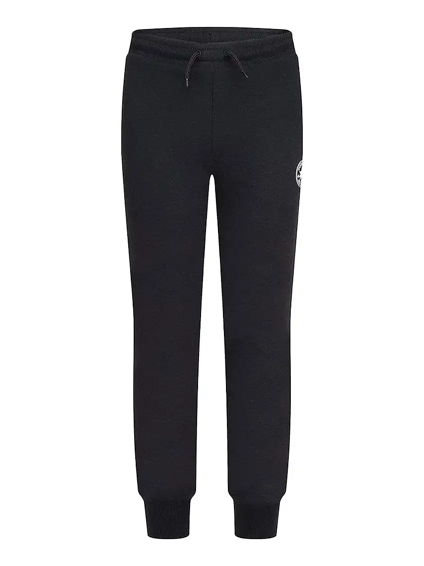 Pantalone Tuta Converse Signature Fleece Chuck Patch da Bambino - Nero