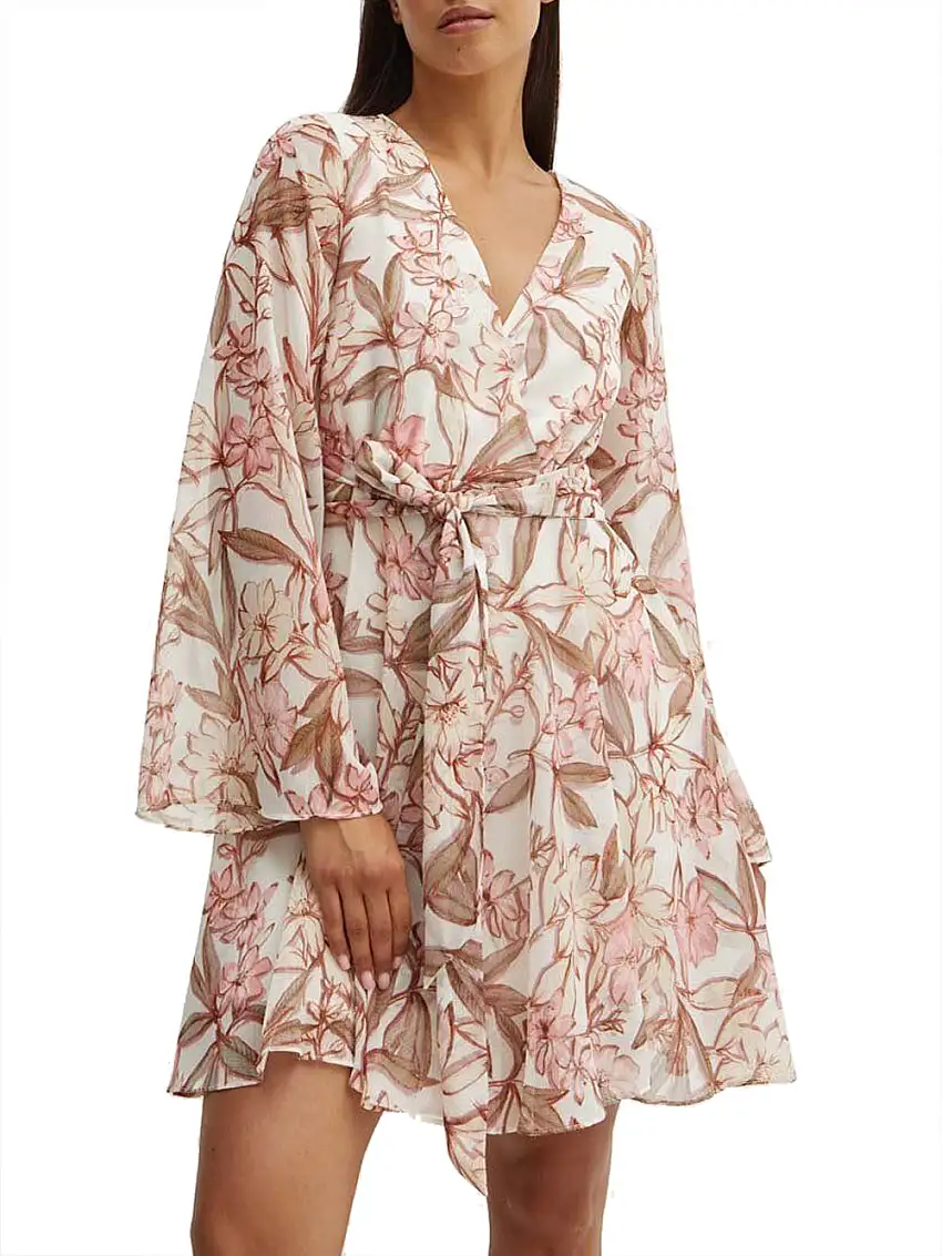Vestito Mini Guess Laila Mini Flare da Donna - Floreale