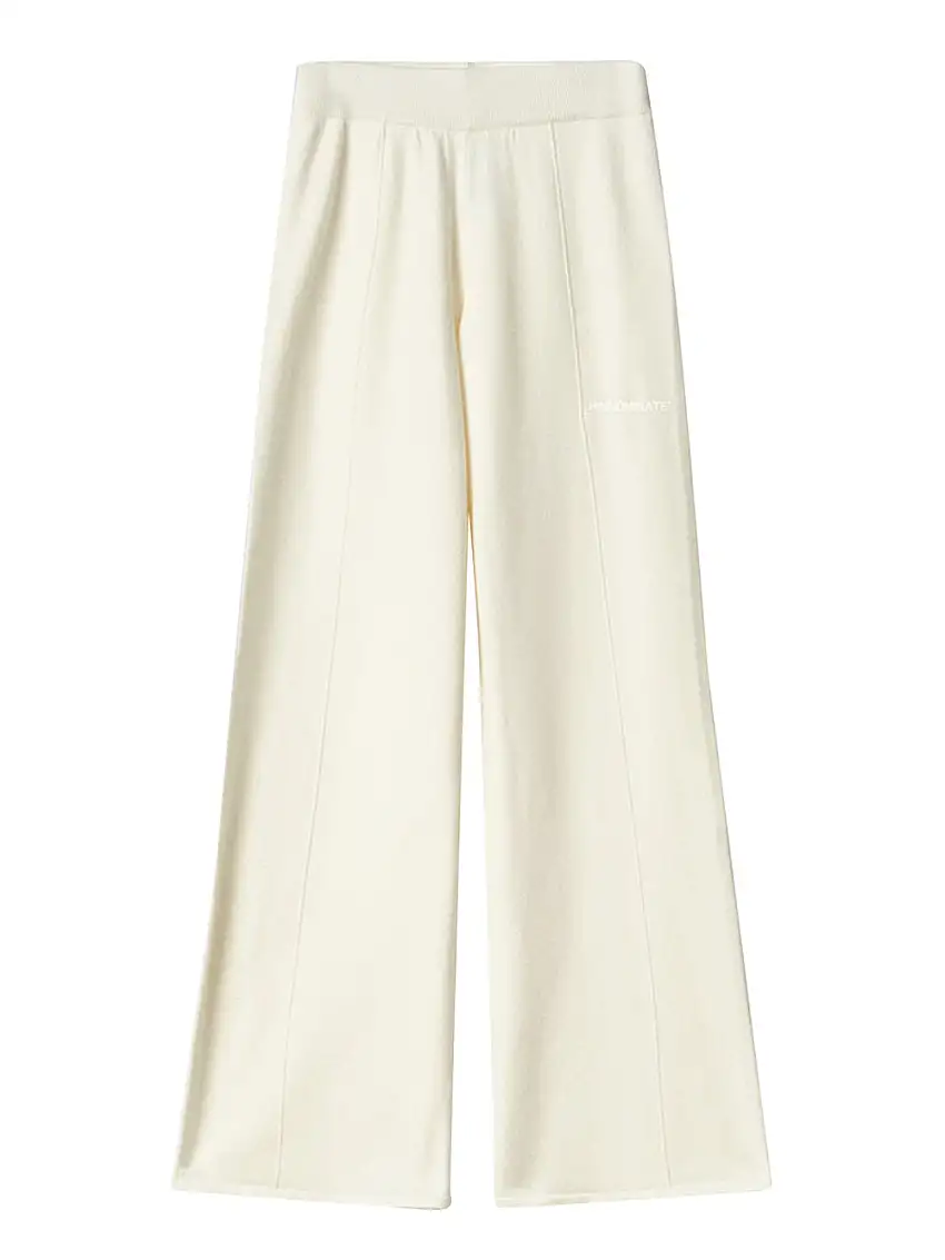 Pantalone Palazzo Hinnominate In Maglia da Donna - Bianco