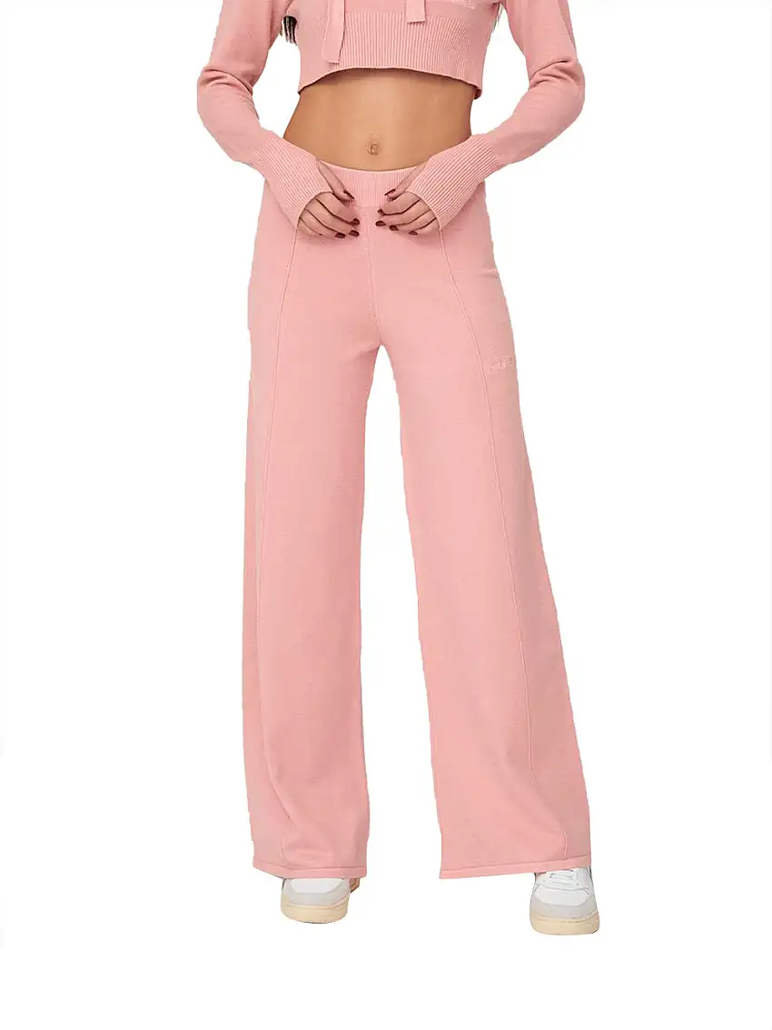 Pantalone Palazzo Hinnominate In Maglia da Donna - Rosa