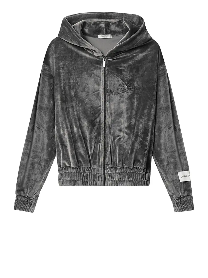 Felpa Zip Hinnominate da Donna - Grigio
