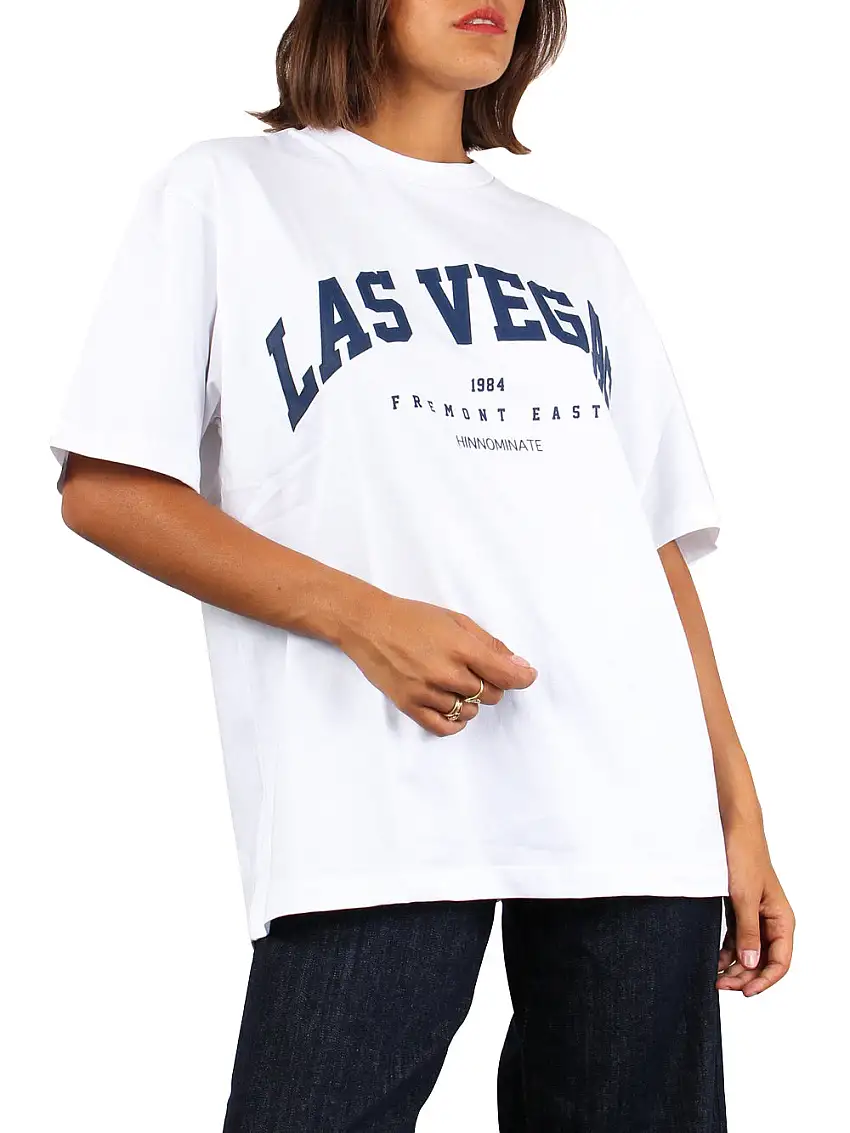 T-shirt Hinnominate City Varsity da Donna - Bianco