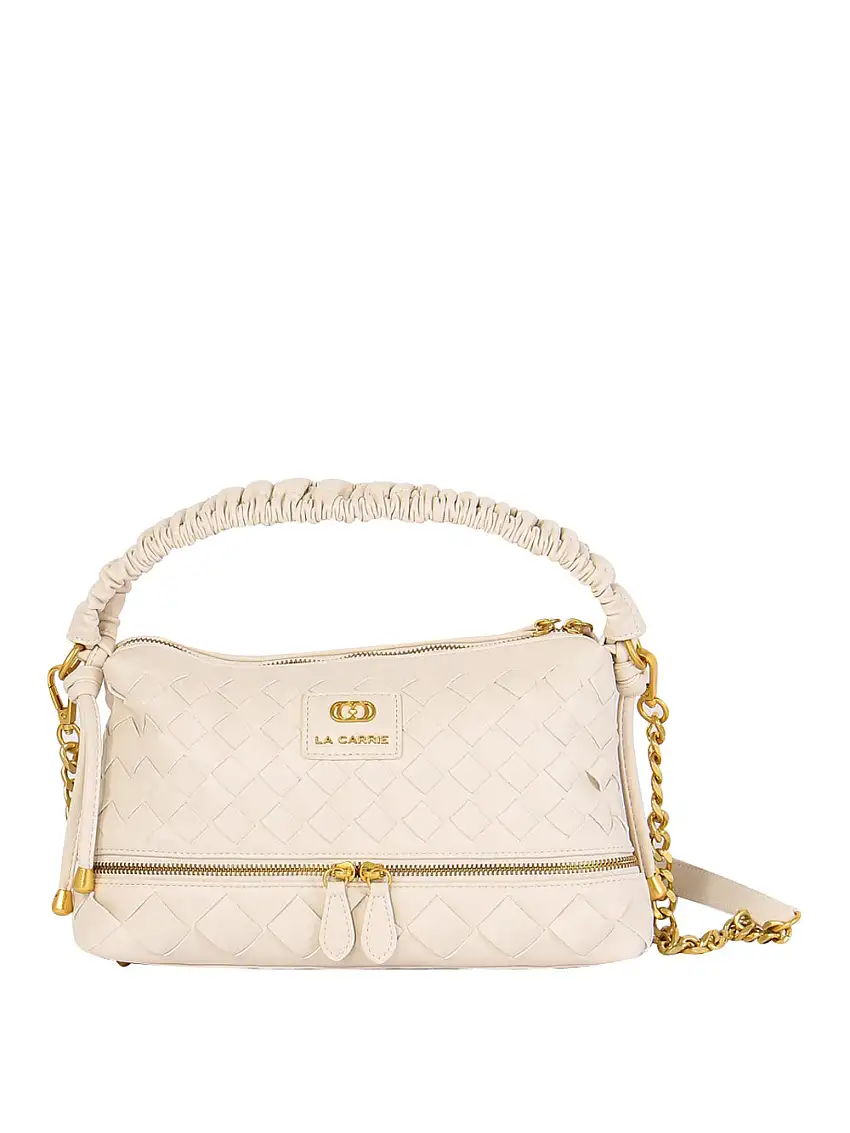 Borsa a Mano La Carrie Essentials Wov da Donna - Avorio
