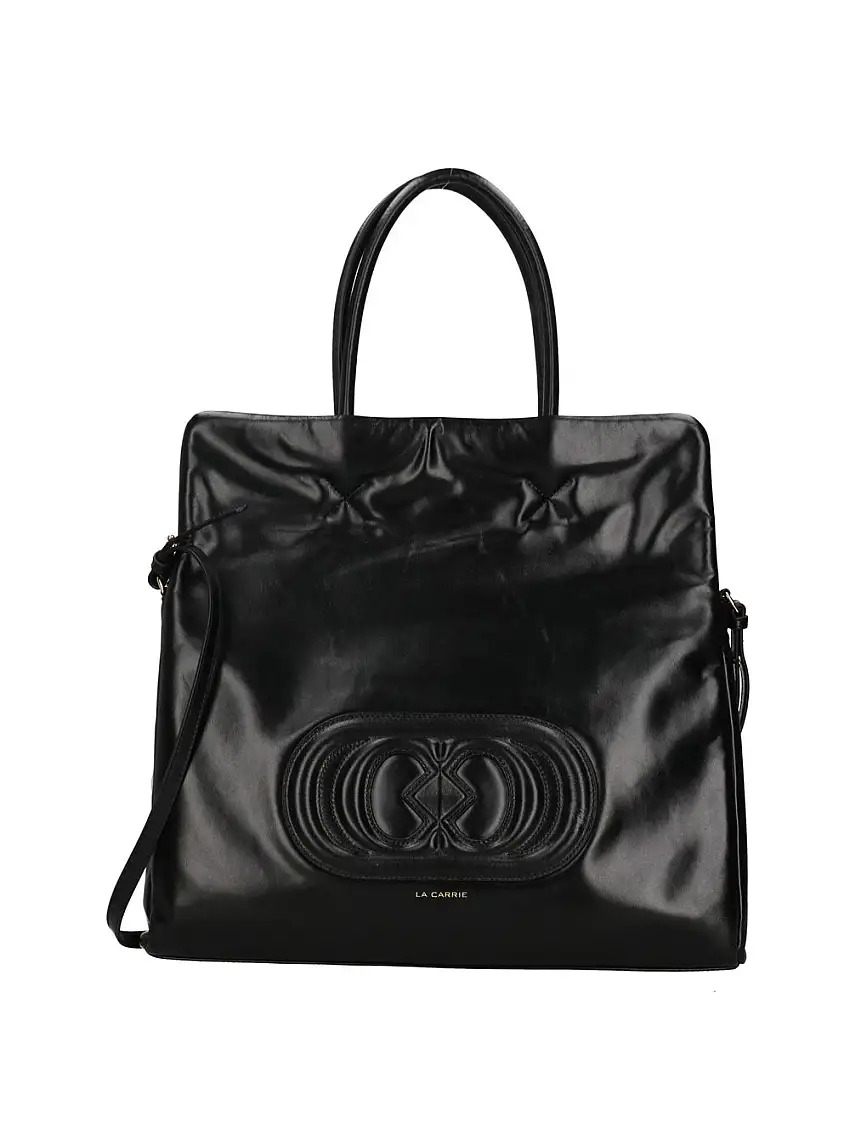 Borsa a Mano La Carrie Giant Logo Marygrace Big da Donna - Nero