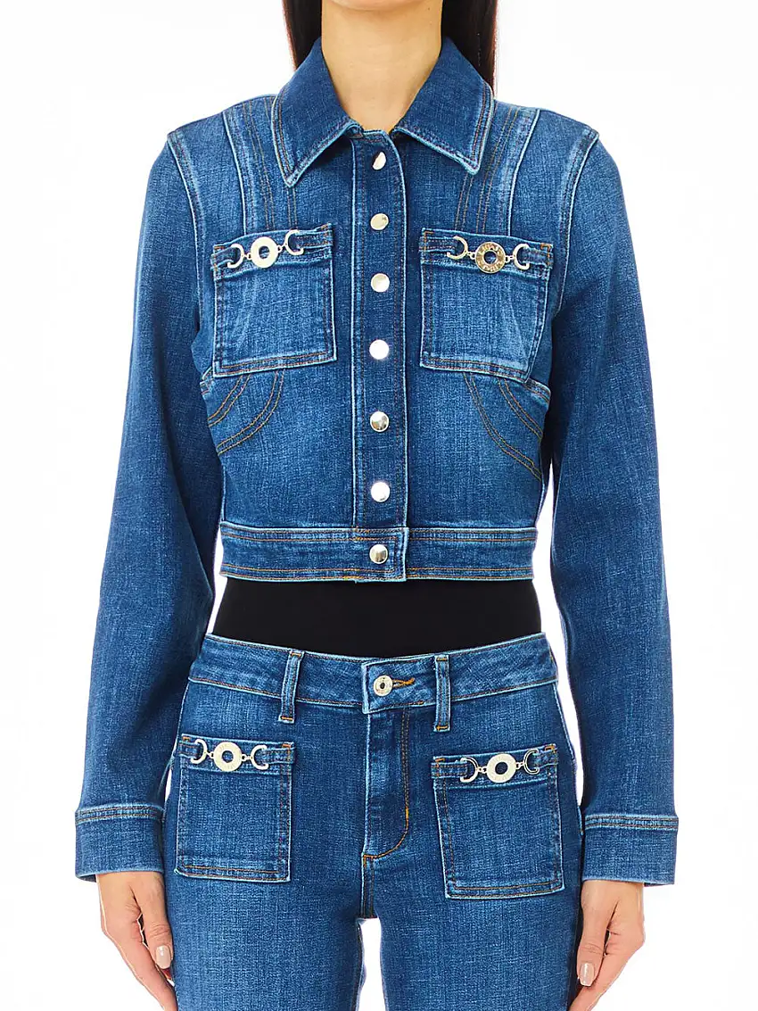 Giubbino di Jeans Liu Jo Corto da Donna - Denim