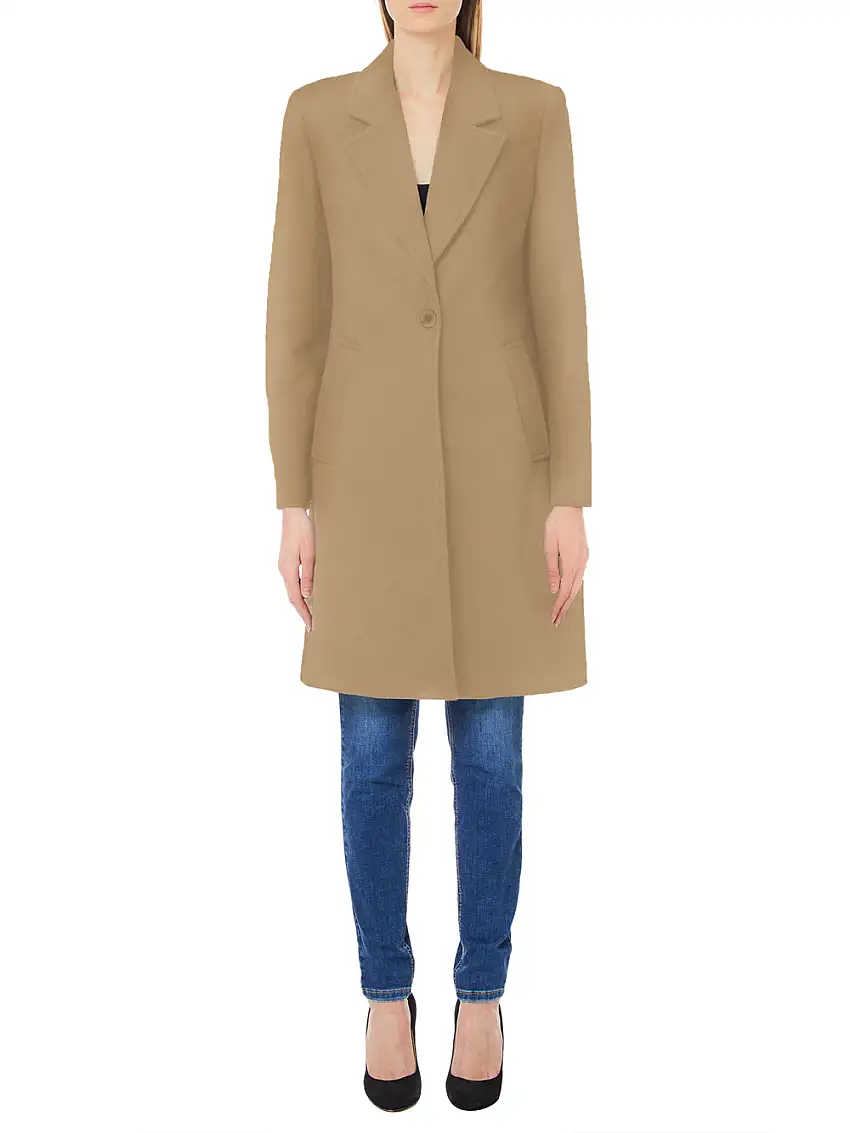 Cappotto Liu Jo Basic da Donna - Beige