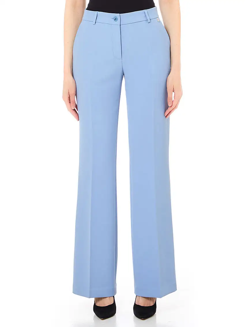 Pantalone Zampa Liu Jo da Donna - Celeste