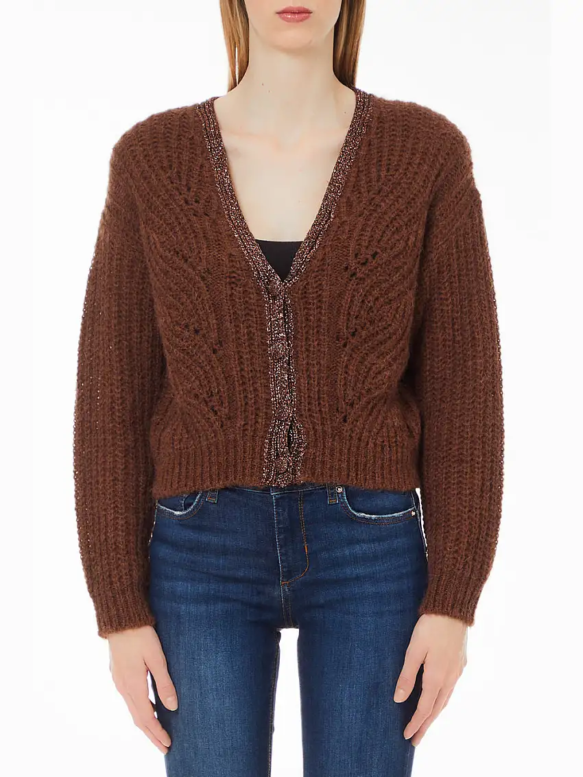 Cardigan Liu Jo Corto da Donna - Marrone