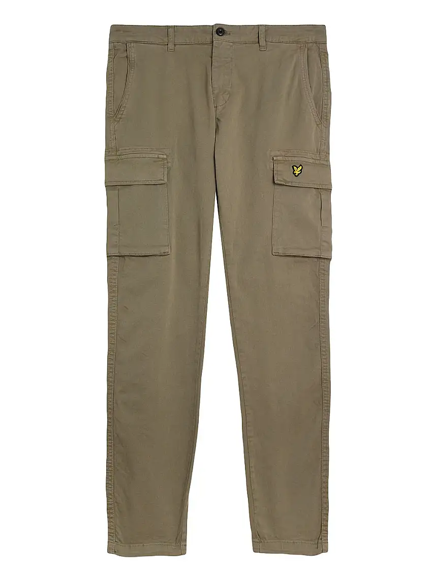 Pantalone Cargo Lyle & Scott da Uomo - Verde
