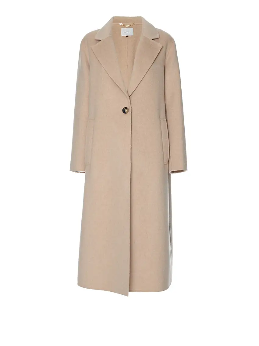Cappotto Manila Grace Monopetto da Donna - Beige