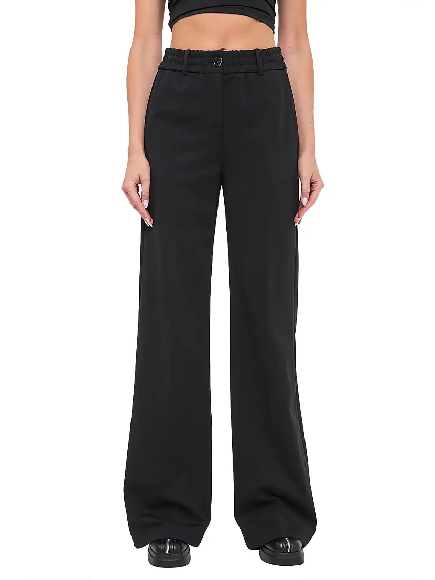 Pantalone Palazzo Patrizia Pepe da Donna - Nero