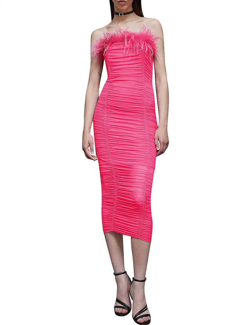 Vestito Midi Patrizia Pepe da Donna - Fuxia