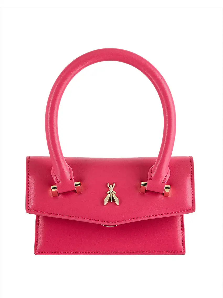 Borsa a Mano Patrizia Pepe Fly Bamby da Donna - Fuxia