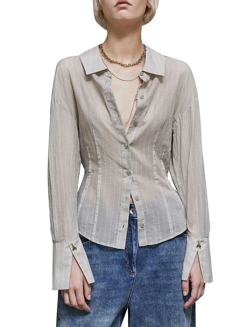 Camicia Patrizia Pepe da Donna - Grigio