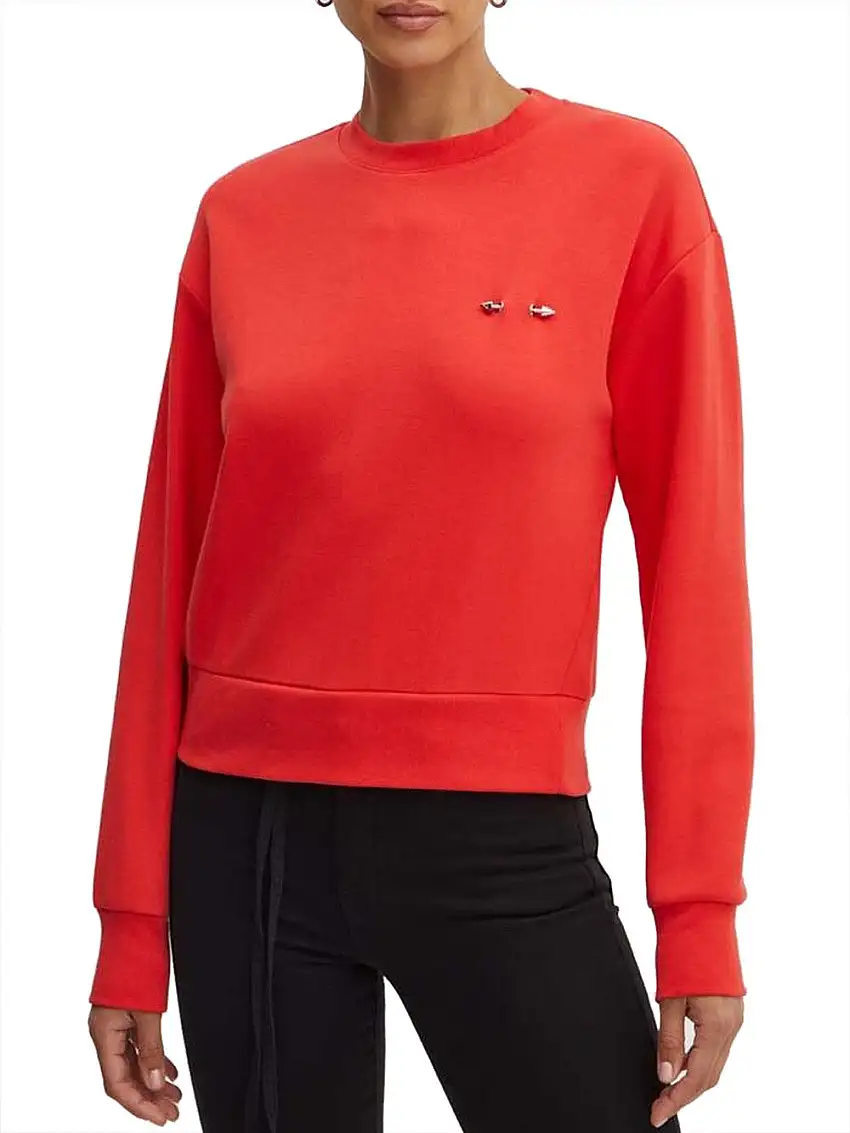 Felpa Patrizia Pepe da Donna - Rosso