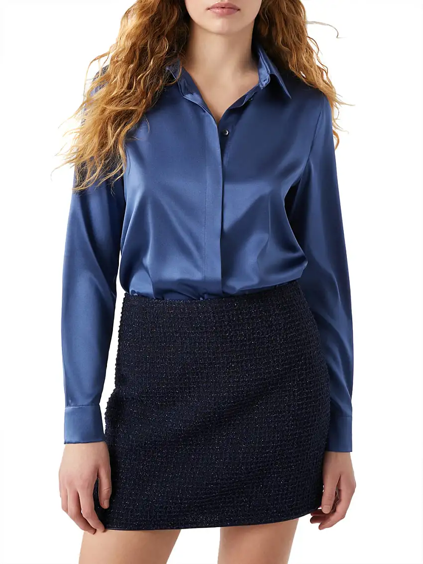 Camicia Penny Black Vittoria da Donna - Blu