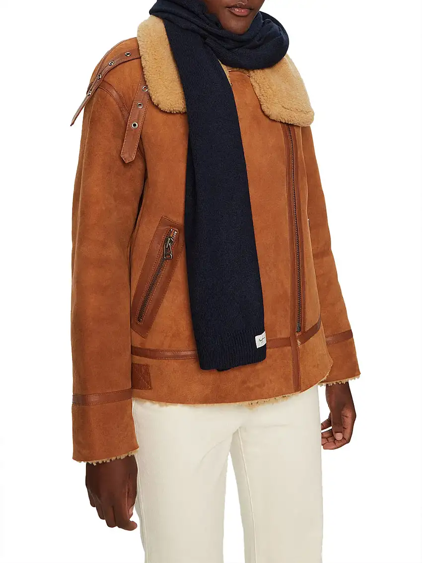 Sciarpa Pepe Jeans Yela da Donna - Blu