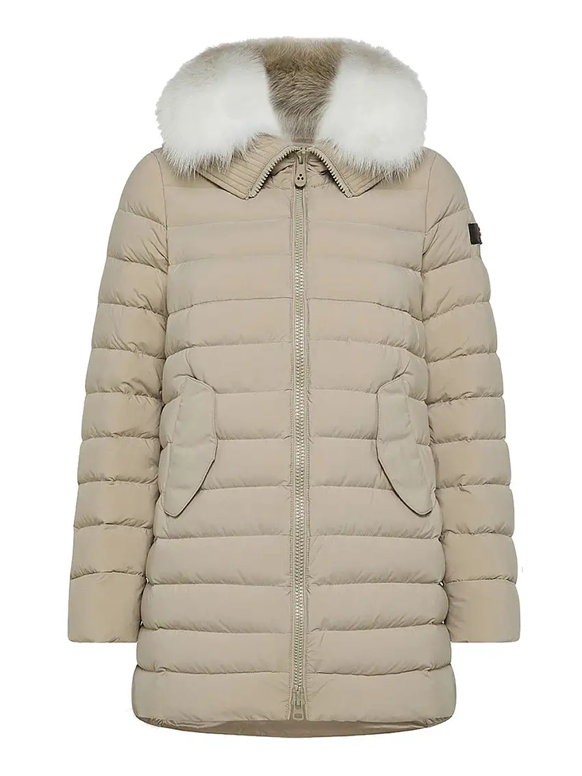 Piumino Peuterey Itoka Ml Fur da Donna - Beige