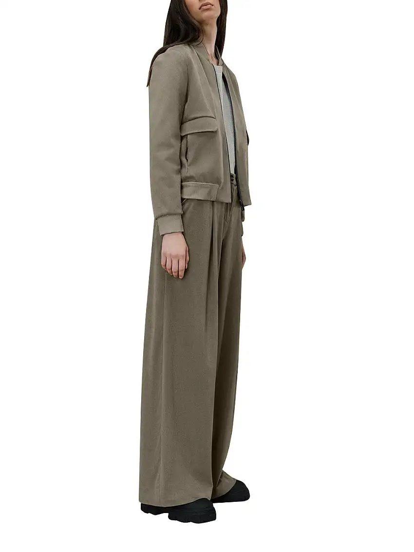 Giubbino Rrd Nabucco Full Zip Wom Soft da Donna - Avorio