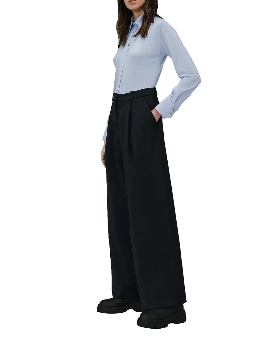 Camicia Classica Rrd Oxford Wom da Donna - Celeste