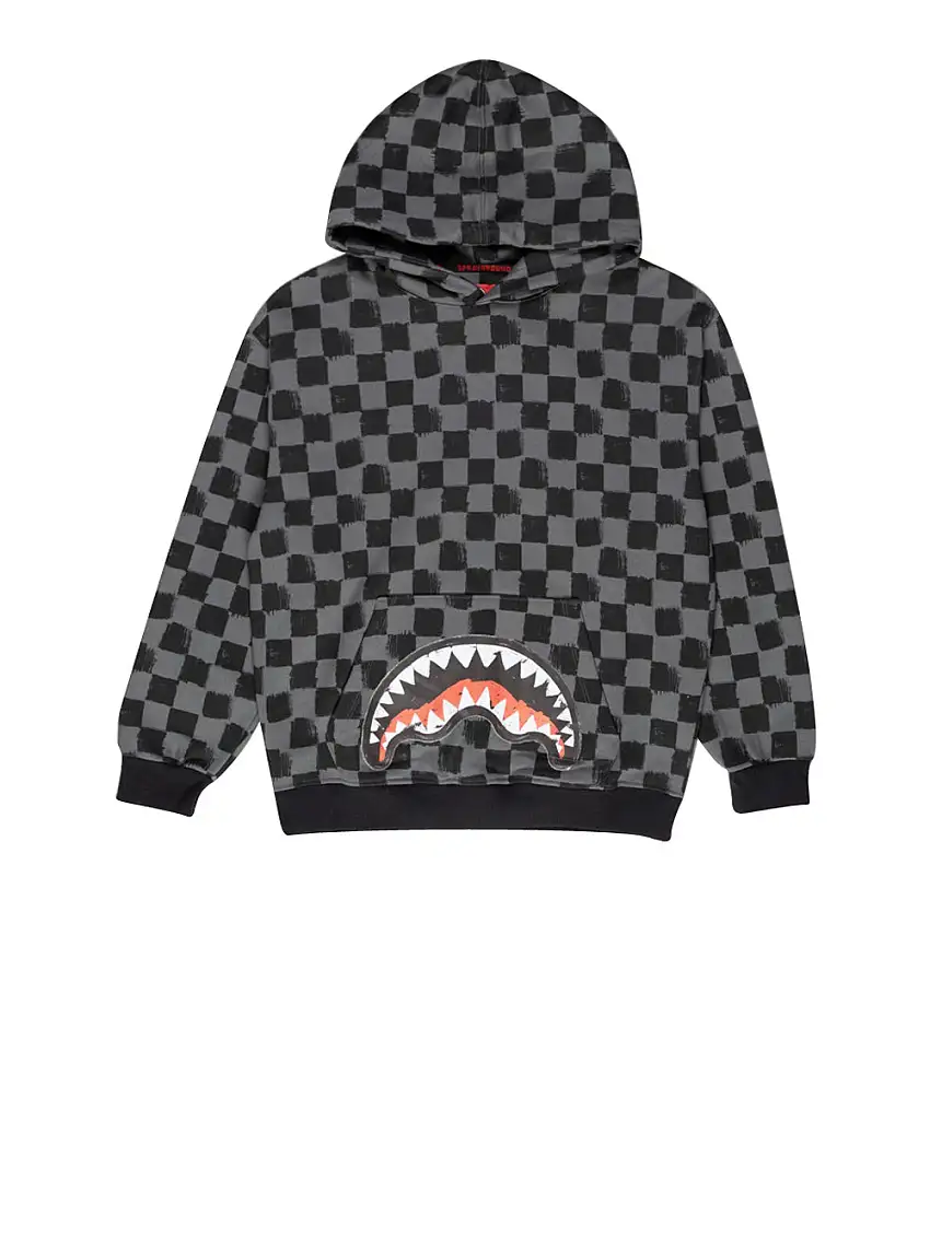 Felpa Cappuccio Sprayground Vanquish da Donna - Grigio