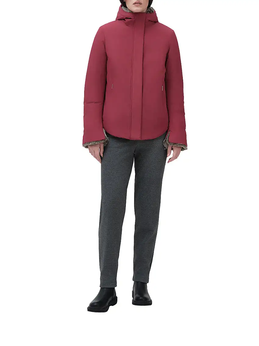 Giubbotto Suns Roberta Fur da Donna - Rosso