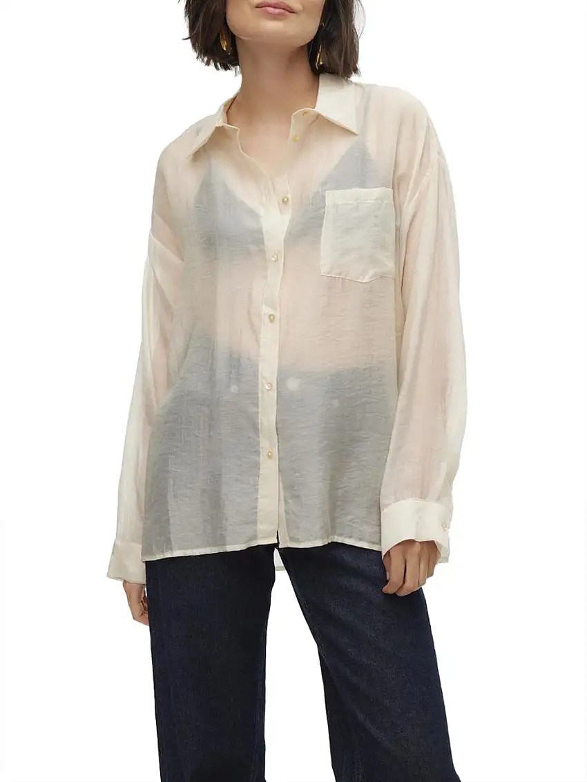 Camicia Vero Moda da Donna - Avorio