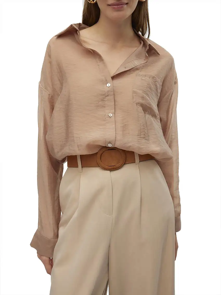 Camicia Vero Moda da Donna - Beige
