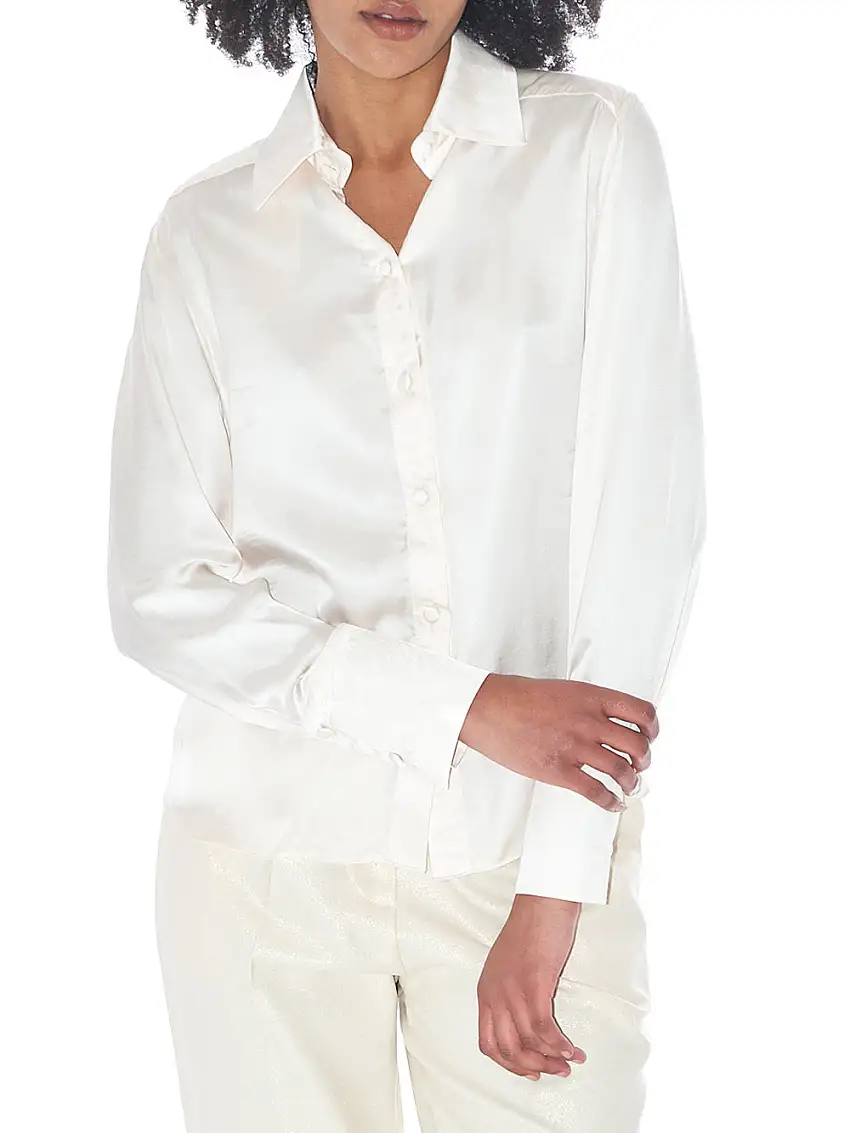 Camicia Classica Yes Zee da Donna - Bianco